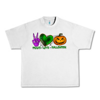 Lunar Rock peace love halloween Urban Heavy Tee - BundleAndBundleShop