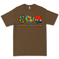 Cacao Peace Love Autism Premium Tee - Jasminsmagicworld