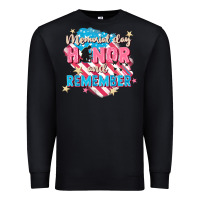 Black Memorial Day honor and remember Premium Sweatshirt - FaDigitalArtStudio