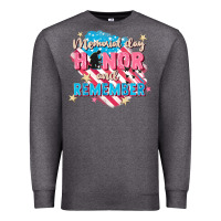 Charcoal Heather Memorial Day honor and remember Premium Sweatshirt - FaDigitalArtStudio