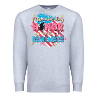 Heather Grey Memorial Day honor and remember Premium Sweatshirt - FaDigitalArtStudio