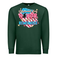 Sports Green Memorial Day honor and remember Premium Sweatshirt - FaDigitalArtStudio