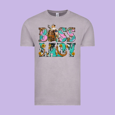 Boss Lady Vintage Tee Designed By Bundleandbundleshop