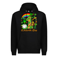 Black St. Patrick's My 1st St. Patrick's Day Premium Hoodie - OliviaCreatesArt