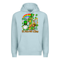 Blue Mist St. Patrick's My 1st St. Patrick's Day Premium Hoodie - OliviaCreatesArt