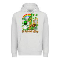 Dove Grey St. Patrick's My 1st St. Patrick's Day Premium Hoodie - OliviaCreatesArt