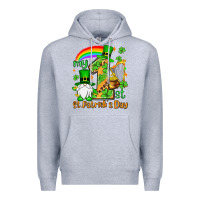 Heather Grey St. Patrick's My 1st St. Patrick's Day Premium Hoodie - OliviaCreatesArt