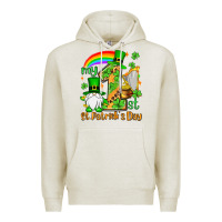 Oatmeal Heather St. Patrick's My 1st St. Patrick's Day Premium Hoodie - OliviaCreatesArt