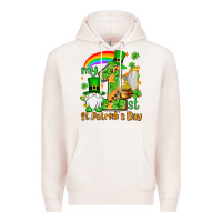 Pale Pink St. Patrick's My 1st St. Patrick's Day Premium Hoodie - OliviaCreatesArt
