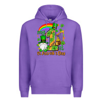 Purple St. Patrick's My 1st St. Patrick's Day Premium Hoodie - OliviaCreatesArt