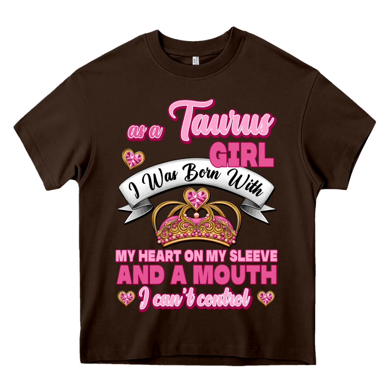 As A Taurus Girl Zodiac Girls Heavy Core Tee by Jasminsmagicworld | Teevron