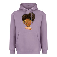 Lavender black girl Heavyweight Hoodie - FaDigitalArtStudio