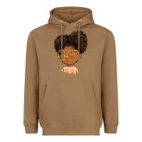 Toasted Coconut black girl Heavyweight Hoodie - FaDigitalArtStudio