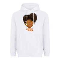 White black girl Heavyweight Hoodie - FaDigitalArtStudio
