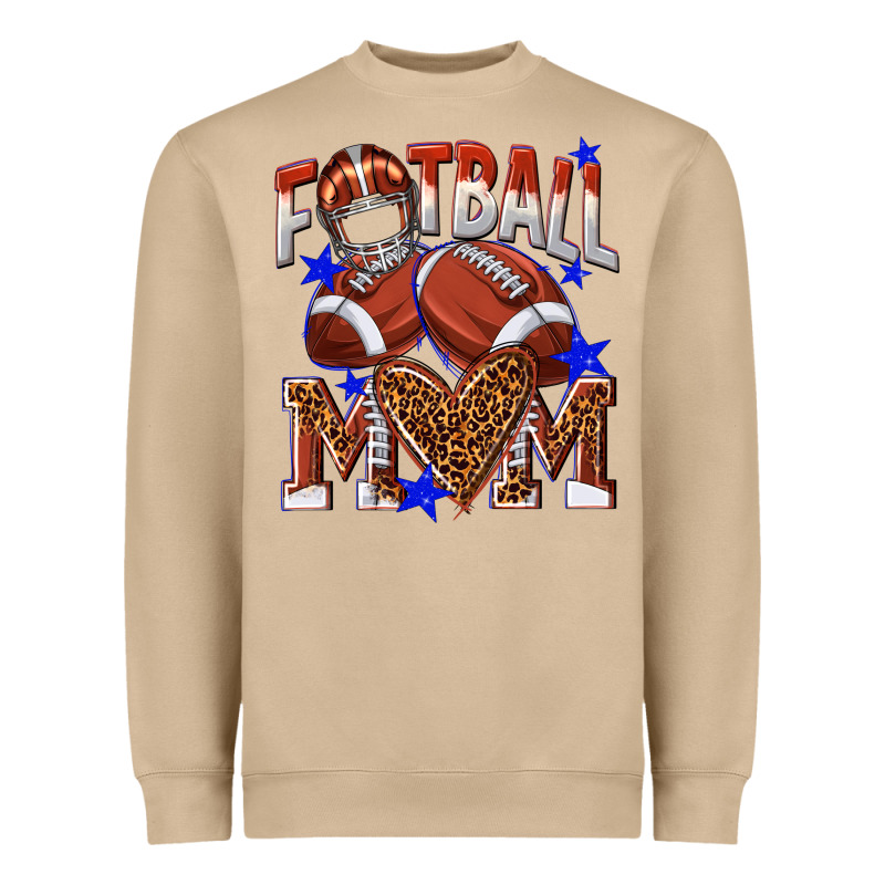 American Football Mom Heavyweight Sweatshirt by NancyCooperArtShop | Teevron
