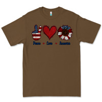 Cacao Peace Love America Premium Tee - Jasminsmagicworld