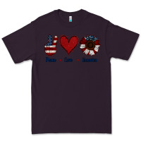 Plum Peace Love America Premium Tee - Jasminsmagicworld