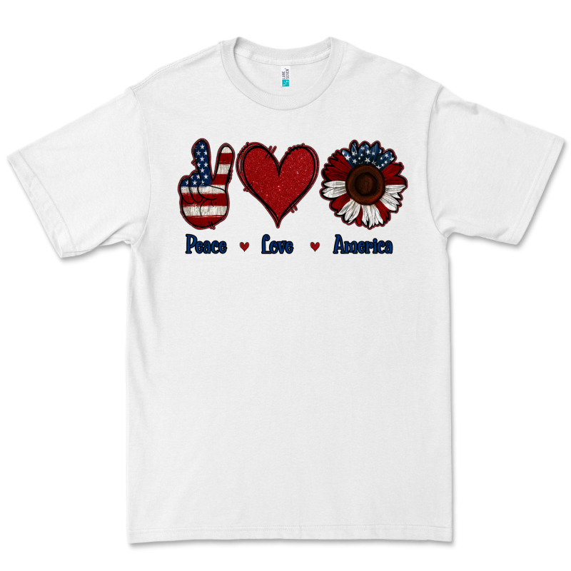 Peace Love America Premium Tee by Jasminsmagicworld | Teevron