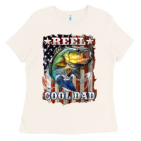 Bone Reel Cool Dad Bass Ladies Tee - LillyAllenDesigns