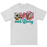 Dove Grey brave and strong Premium Tee - JahusDesignShop