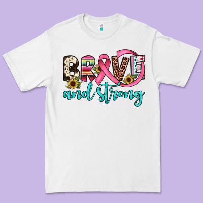 Brave And Strong Premium Tee Designed By Jahusdesignshop