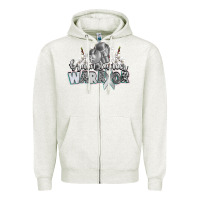 Oatmeal Heather brain cancer warrior Zipper Hoodie - CowGirlArtShop