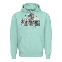 Seafoam brain cancer warrior Zipper Hoodie - CowGirlArtShop