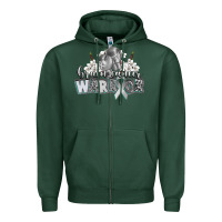 Sports Green brain cancer warrior Zipper Hoodie - CowGirlArtShop