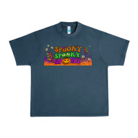 Midnight Navy spooky  libbey glass Urban Heavy Tee - BundleAndBundleShop
