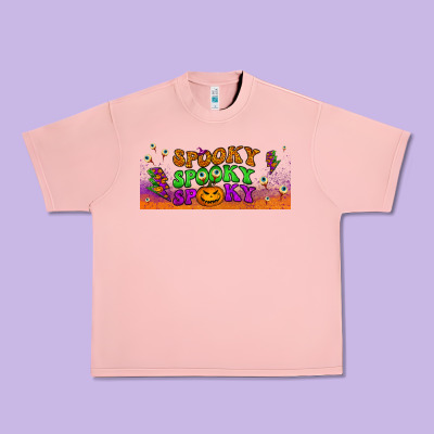 Spooky  Libbey Glass Urban Heavy Tee Designed By Bundleandbundleshop