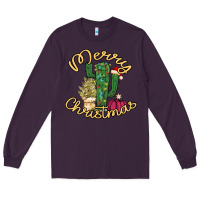 Plum Cactus Christmas Long Sleeve Tee - Bettercallsaul