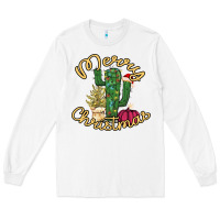 White Cactus Christmas Long Sleeve Tee - Bettercallsaul