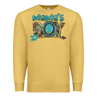 Antique Gold Mama's boy Mother's Day Premium Sweatshirt - FaDigitalArtStudio