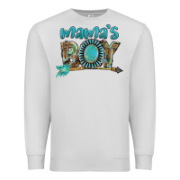 Dove Grey Mama's boy Mother's Day Premium Sweatshirt - FaDigitalArtStudio
