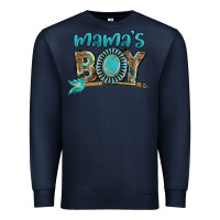 Navy Mama's boy Mother's Day Premium Sweatshirt - FaDigitalArtStudio