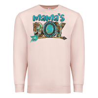 Pale Pink Mama's boy Mother's Day Premium Sweatshirt - FaDigitalArtStudio