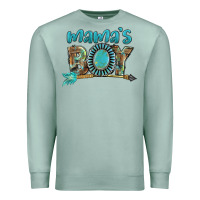 Seafoam Mama's boy Mother's Day Premium Sweatshirt - FaDigitalArtStudio