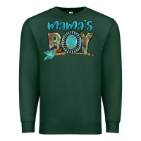 Sports Green Mama's boy Mother's Day Premium Sweatshirt - FaDigitalArtStudio