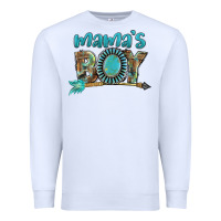 White Mama's boy Mother's Day Premium Sweatshirt - FaDigitalArtStudio