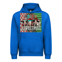 Cobalt mooey Christmas Urban Hoodie - CowhideDigitalArt