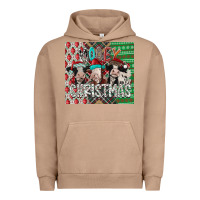 Pigment Burro mooey Christmas Urban Hoodie - CowhideDigitalArt