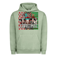 Pigment Oil Green mooey Christmas Urban Hoodie - CowhideDigitalArt