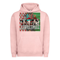 Pigment Salmon mooey Christmas Urban Hoodie - CowhideDigitalArt