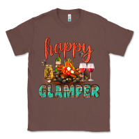 Chestnut Happy Glamper Camp Classic Tee - BundleAndBundleShop
