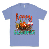 Colony Blue Happy Glamper Camp Classic Tee - BundleAndBundleShop