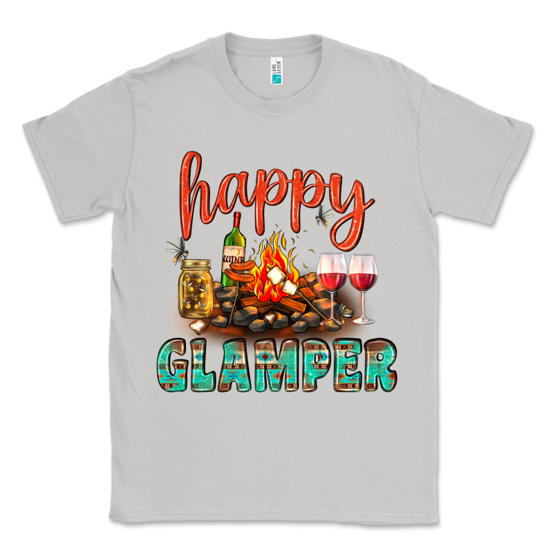 Happy Glamper Camp Classic Tee by BundleAndBundleShop | Teevron