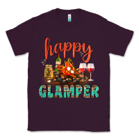 Plum Happy Glamper Camp Classic Tee - BundleAndBundleShop