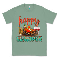 Sage Happy Glamper Camp Classic Tee - BundleAndBundleShop