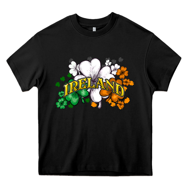 Ireland Flag Heavy Core Tee by NancyCooperArtShop | Teevron