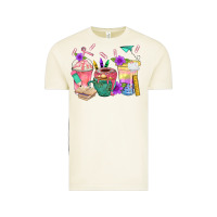 Vintage Arctic School Girl Coffee Cup Bbs Vintage Tee - BundleAndBundleShop